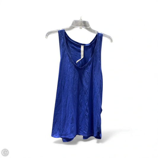 Athletic Tank Top By Lululemon In Blue, Size: 8