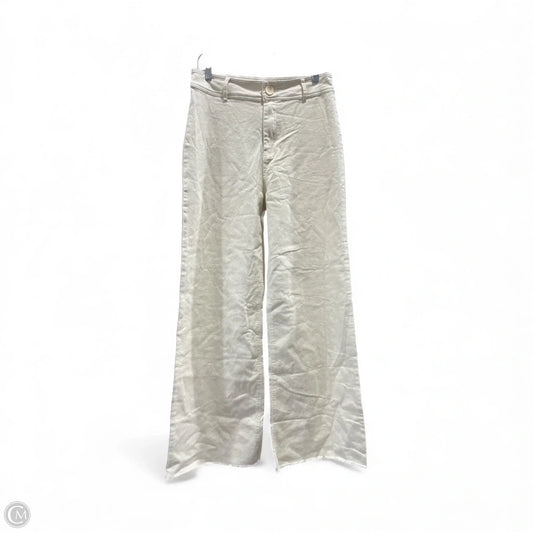 Pants Wide Leg By Miss Love In Cream, Size: L