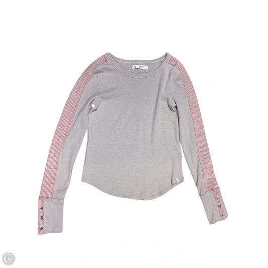 Top Long Sleeve By We The Free In Pink & Purple, Size: S