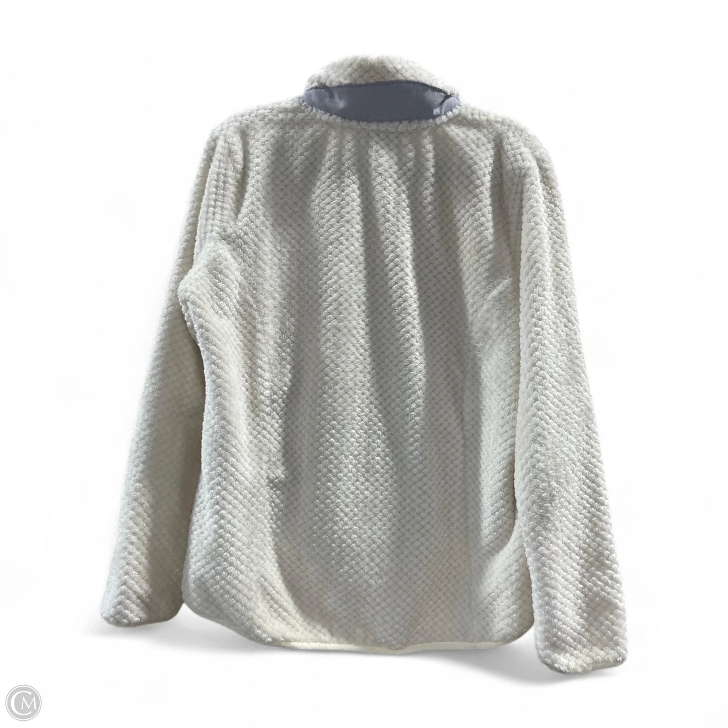 Sweatshirt Collar By Eddie Bauer In White, Size: L