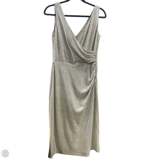 Dress Party Midi By Ralph Lauren In Gold, Size: 8
