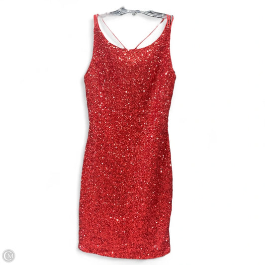 Dress Casual Midi By Clothes Mentor In Red, Size: S