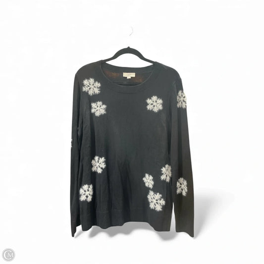 Sweater By Loft In Black, Size: L