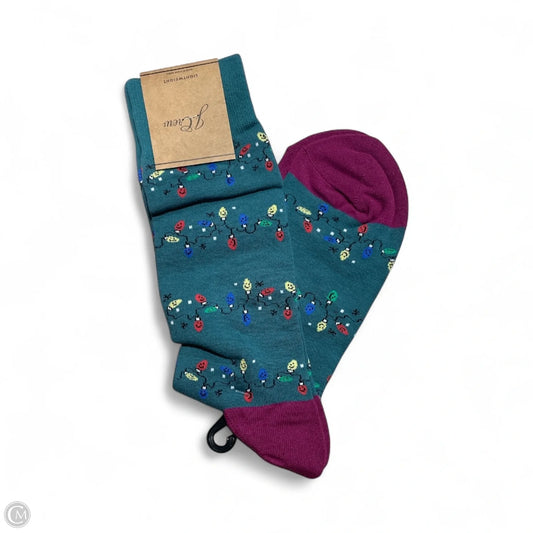 Socks By J. Crew In Blue & Purple, Size: Osfm