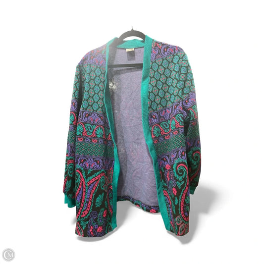 Cardigan By Clothes Mentor In Multi-colored, Size: L
