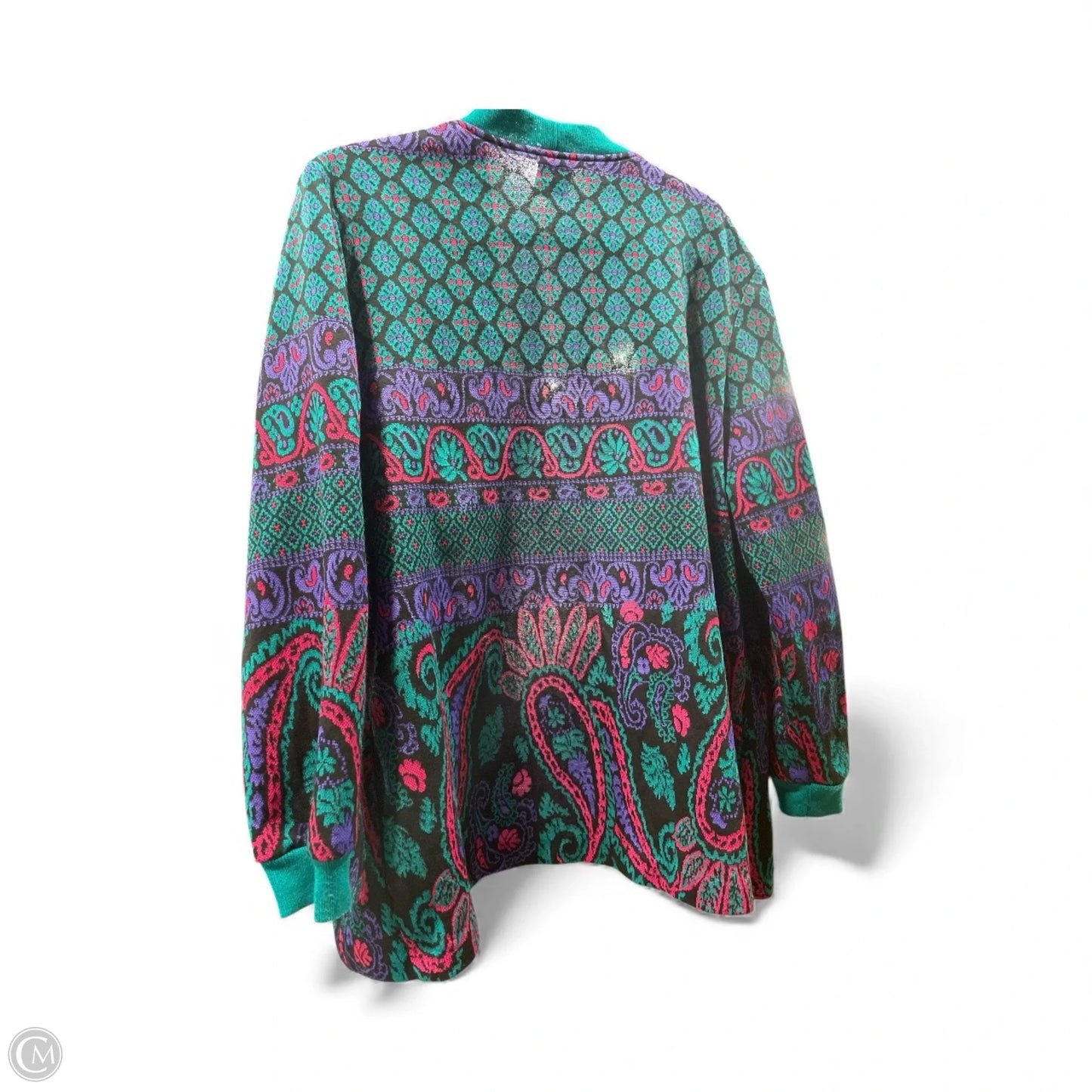 Cardigan By Clothes Mentor In Multi-colored, Size: L