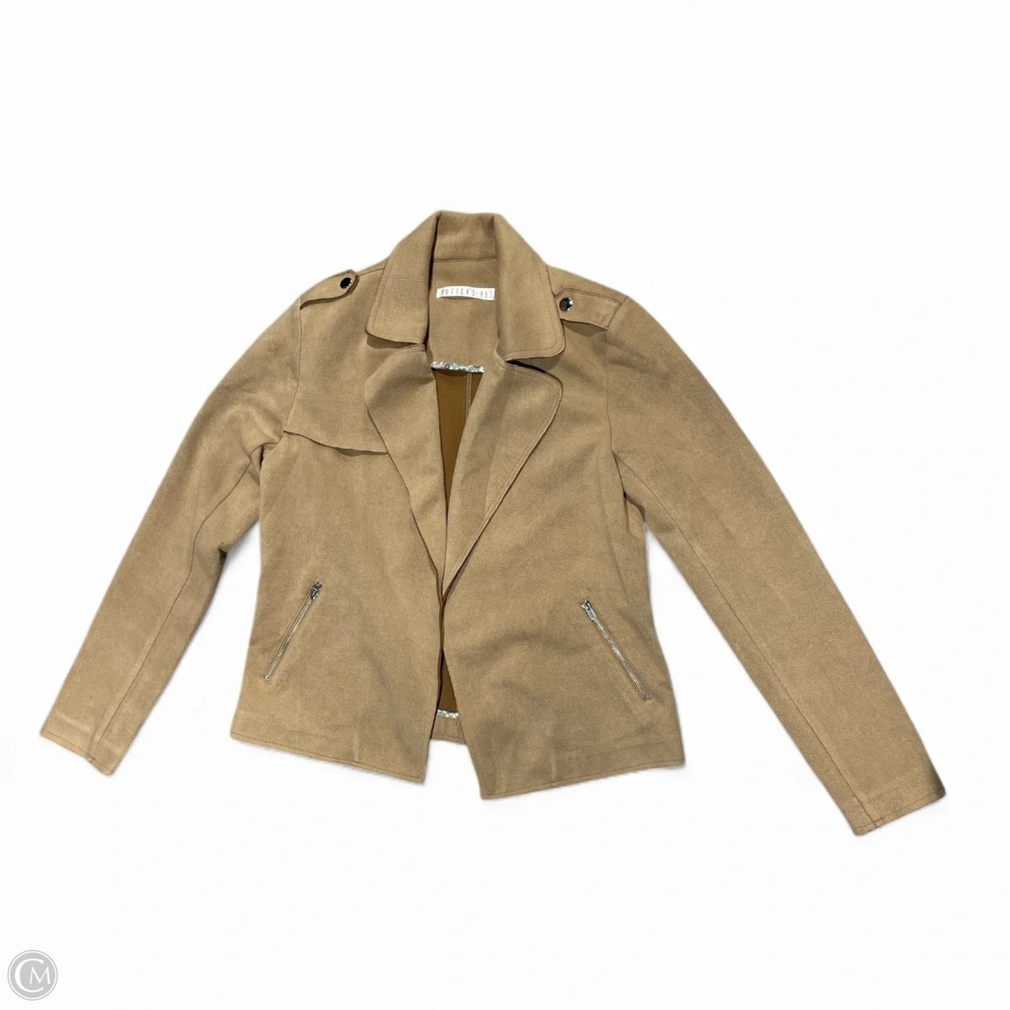Jacket Other By Potters Pot In Tan, Size: S