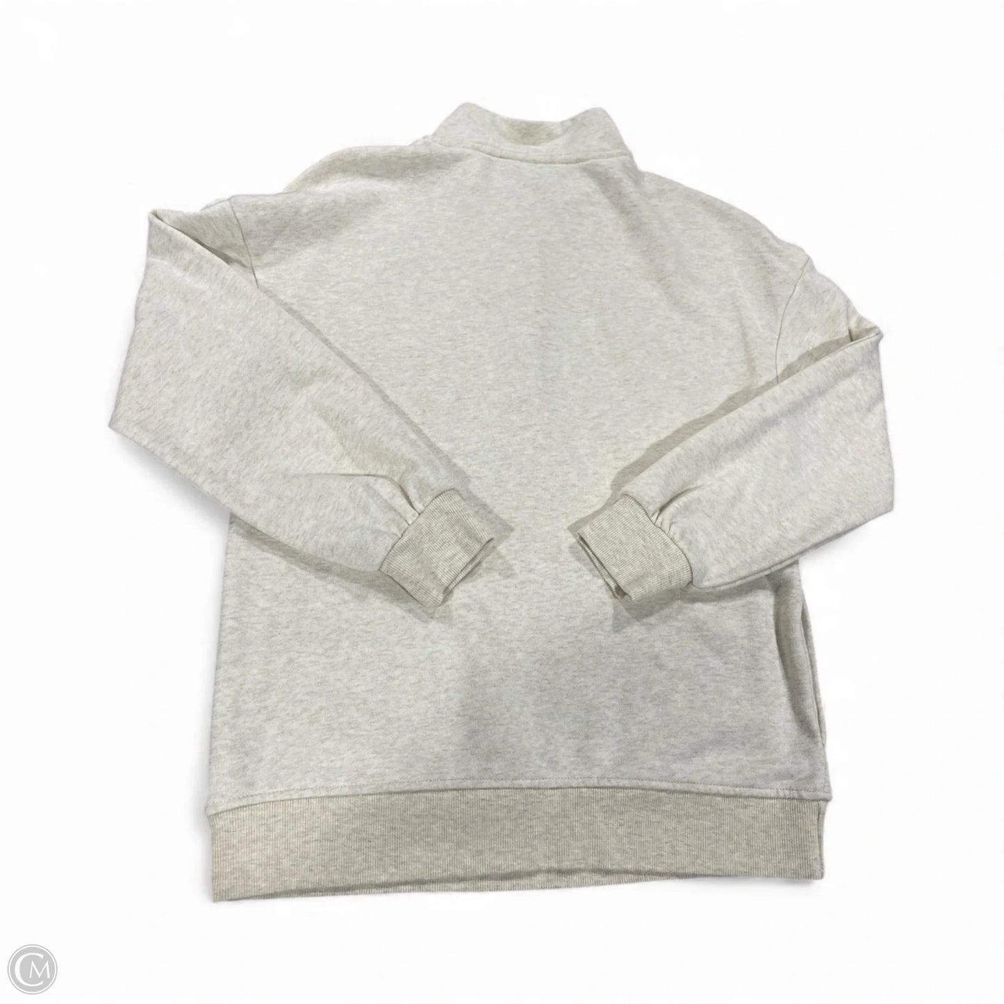 Sweatshirt Collar By Time And Tru In Beige, Size: S