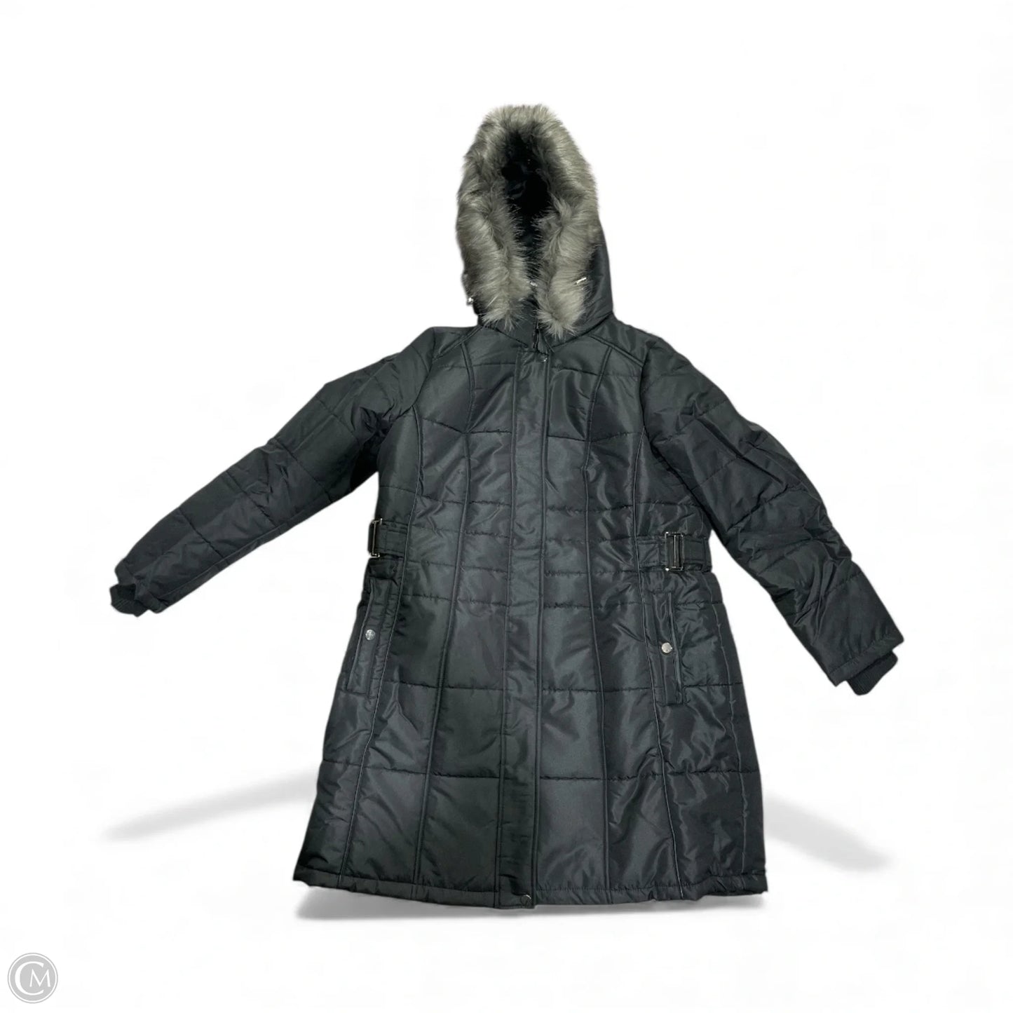 Coat Parka By Avenue In Black, Size: 16