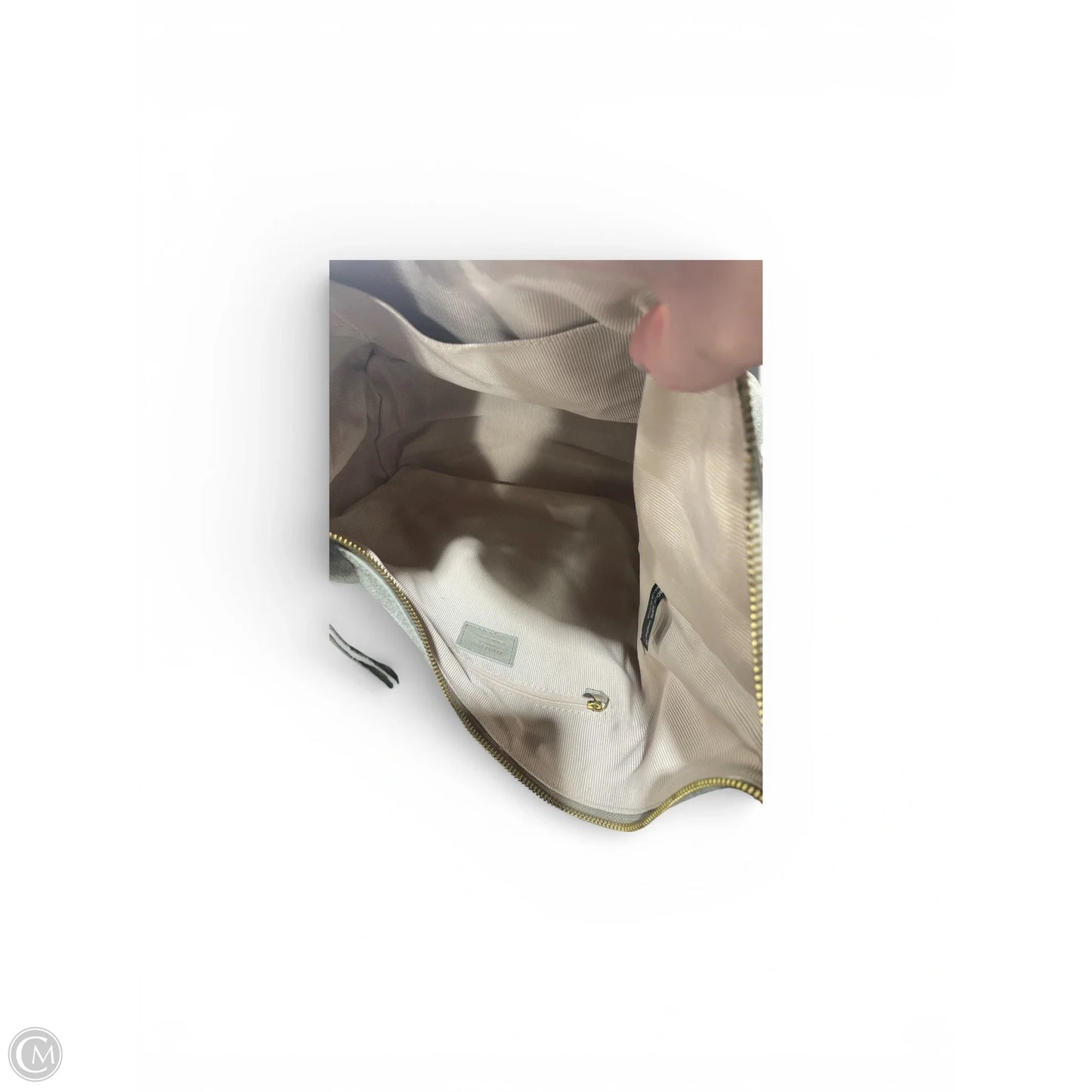 Handbag Leather By Margot, Size: Medium