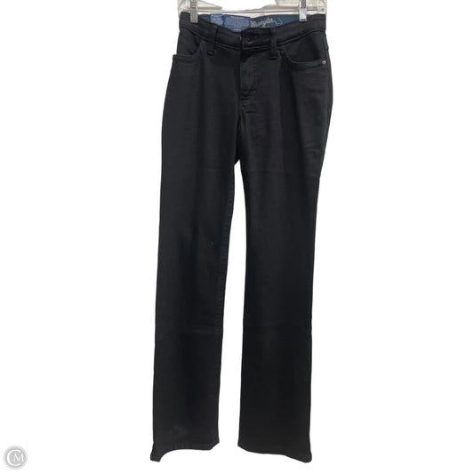 Jeans Boot Cut By Wrangler In Black Denim, Size: 4