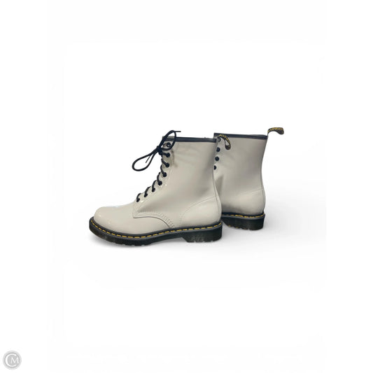Boots Combat By Dr Martens In White, Size: 11