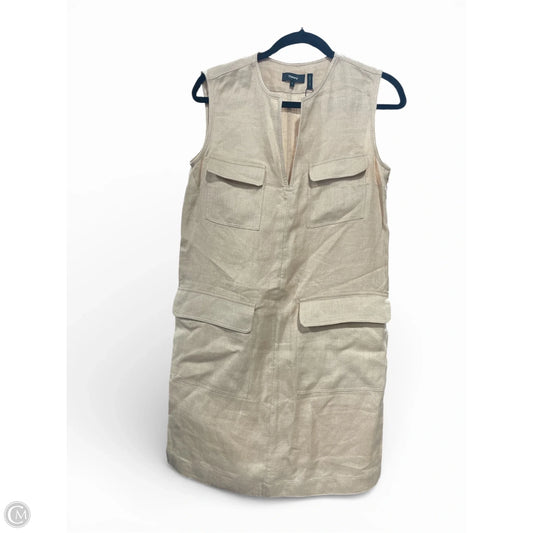 Dress Work By Theory In Tan, Size: S