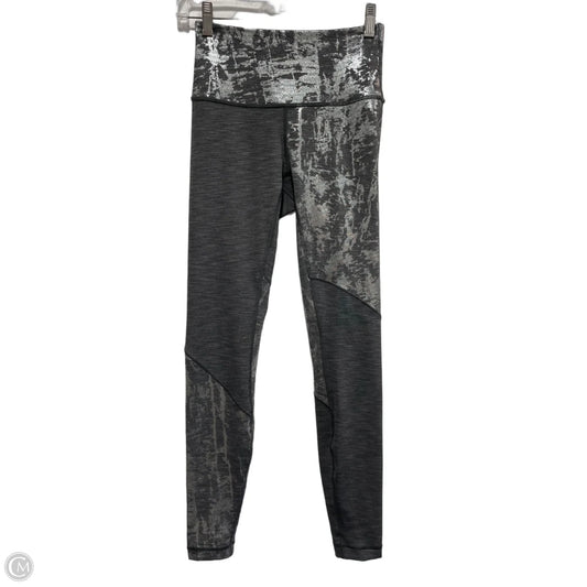 Athletic Leggings By Lululemon In Silver, Size: S