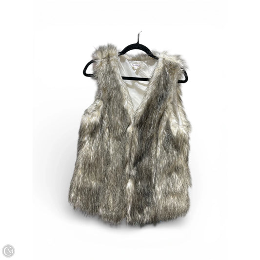 Vest Faux Fur & Sherpa By Clothes Mentor In Multi-colored, Size: M