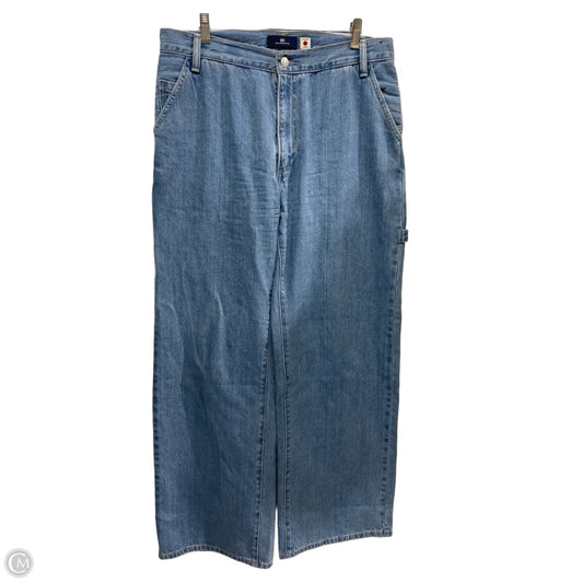 Jeans Wide Leg By Levis In Blue Denim, Size: 30