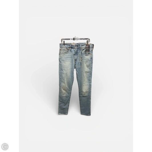 Jeans Straight By Levis In Blue Denim, Size: L