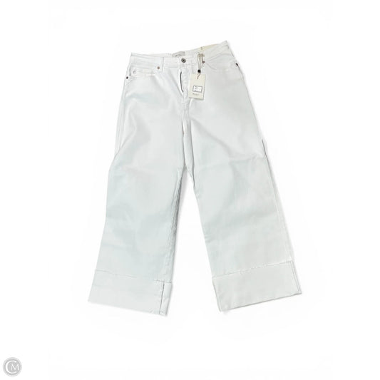 Jeans Wide Leg By Kancan In White, Size: M