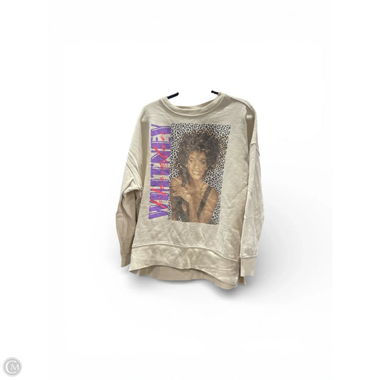 Sweater By Clothes Mentor In Tan, Size: L