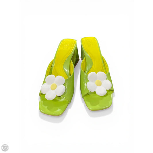 Sandals Heels Block By Gianni Bini In Multi-colored, Size: 6.5