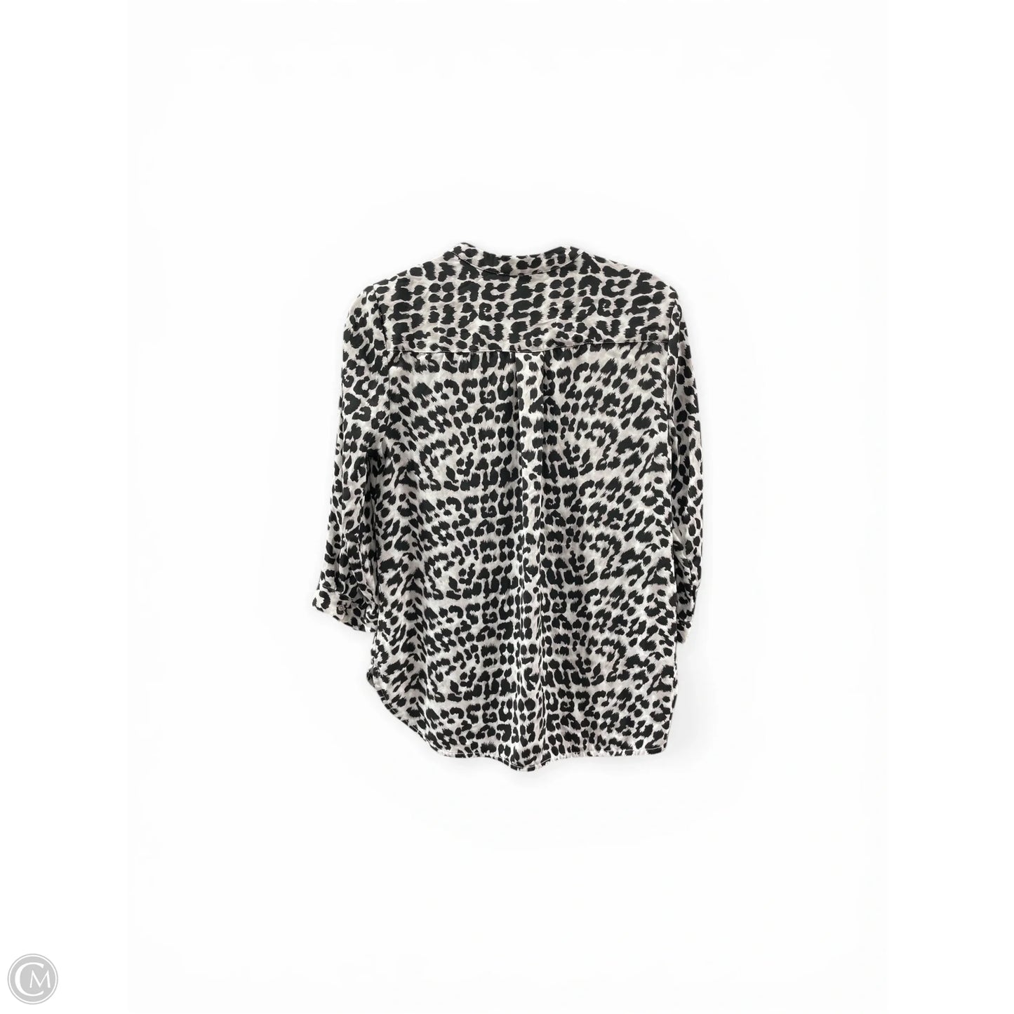 Blouse Long Sleeve By Dalia In Animal Print, Size: S