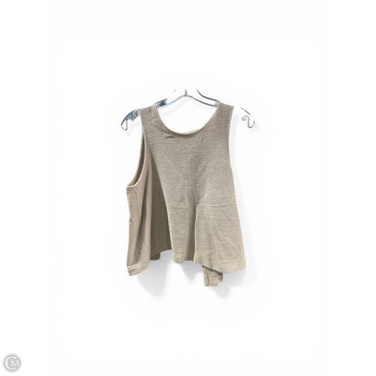 Top Sleeveless By Madewell In Beige, Size: L