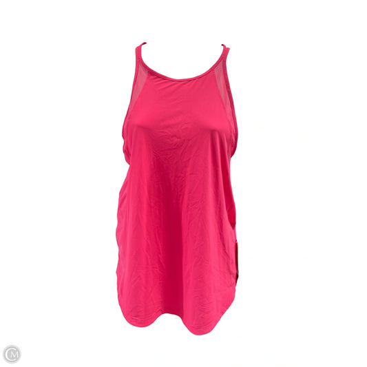 Athletic Tank Top By Lululemon In Pink, Size: 10