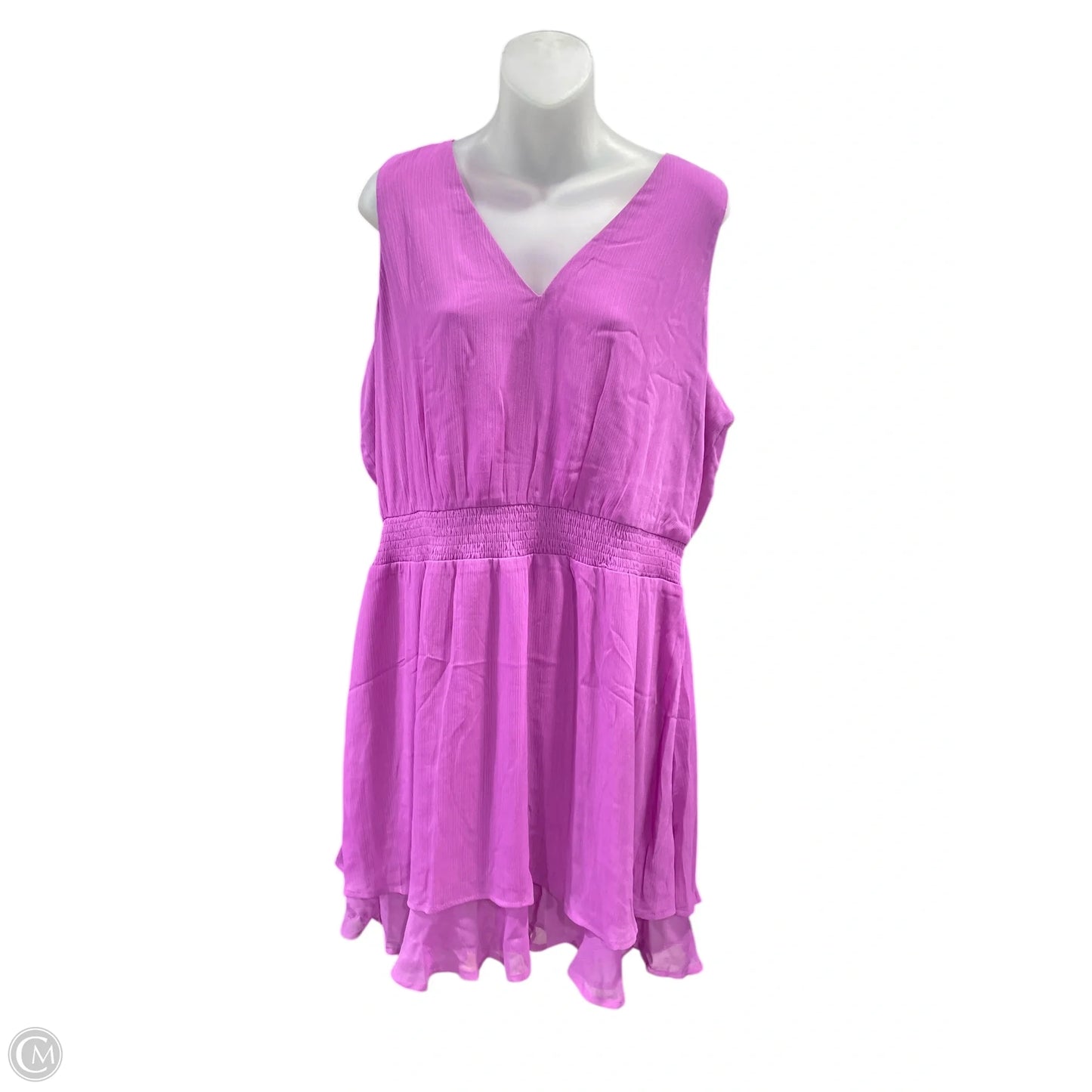 Dress Casual Midi By Nine West Apparel In Purple, Size: Xxl