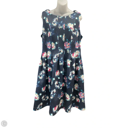 Dress Work By Andrew Marc In Floral Print, Size: 14