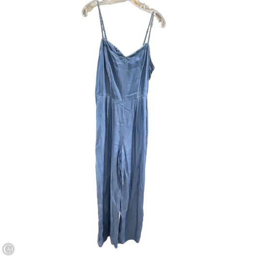 Jumpsuit By Clothes Mentor In Blue Denim, Size: M