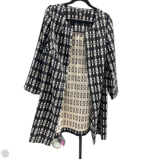 Blazer By Alfani In Black & Tan, Size: Xl