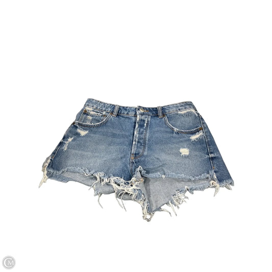 Shorts By Zara In Blue Denim, Size: 6