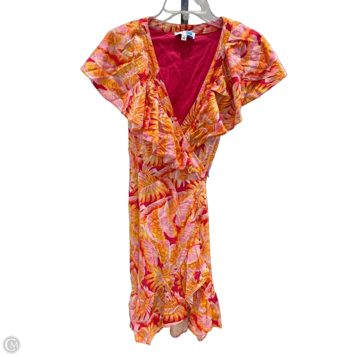 Dress Casual Short By Gibson And Latimer In Tropical Print, Size: S