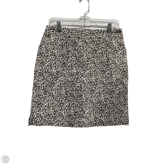 Skirt Midi By Clothes Mentor In Animal Print, Size: 2