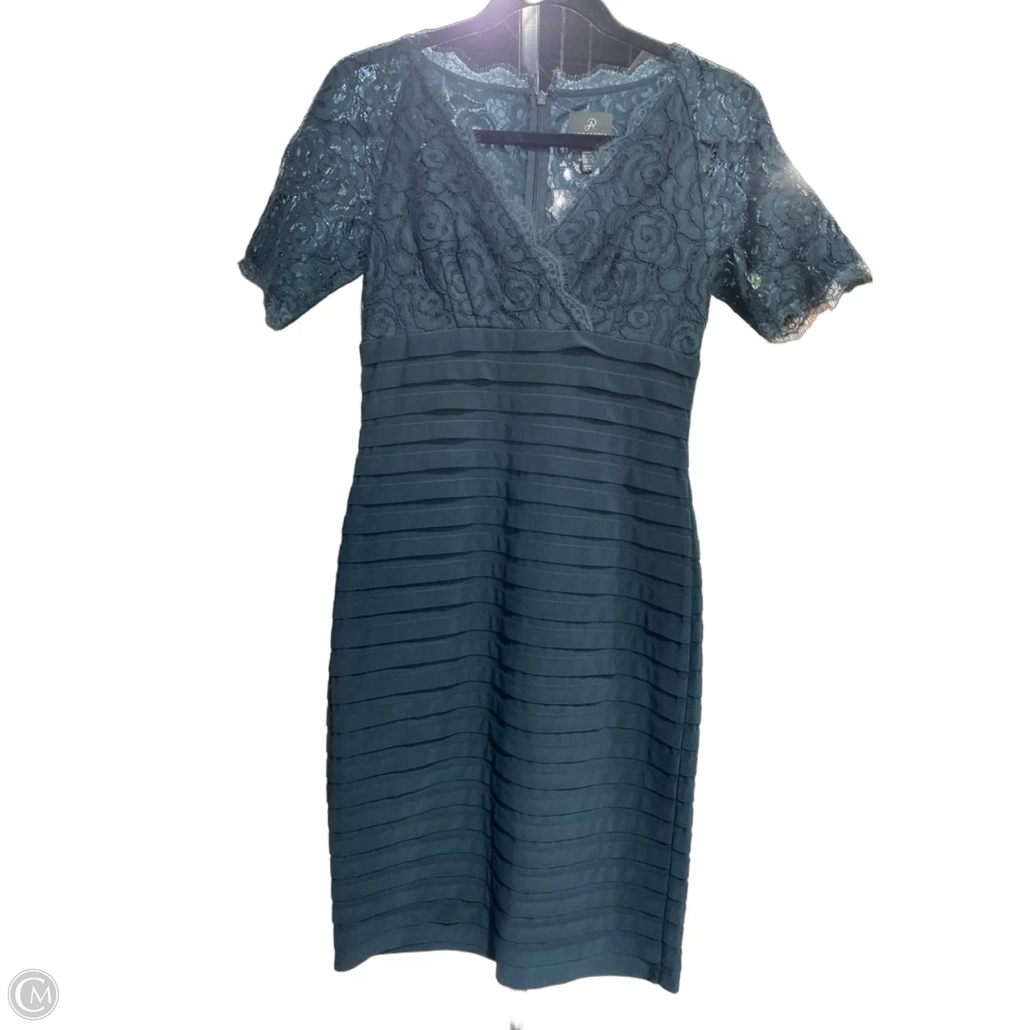 Dress Work By Adrianna Papell In Green, Size: 2