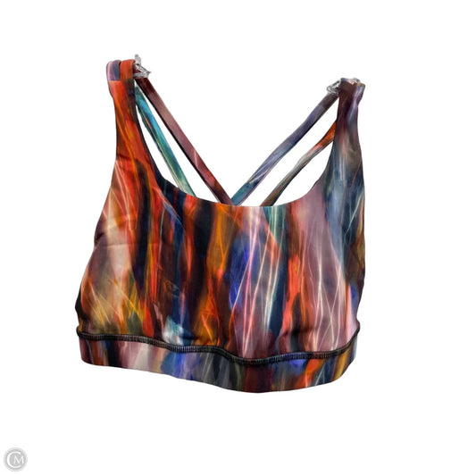 Athletic Bra By Lululemon In Multi-colored, Size: 6