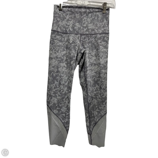 Athletic Leggings By Lululemon In Grey, Size: 6