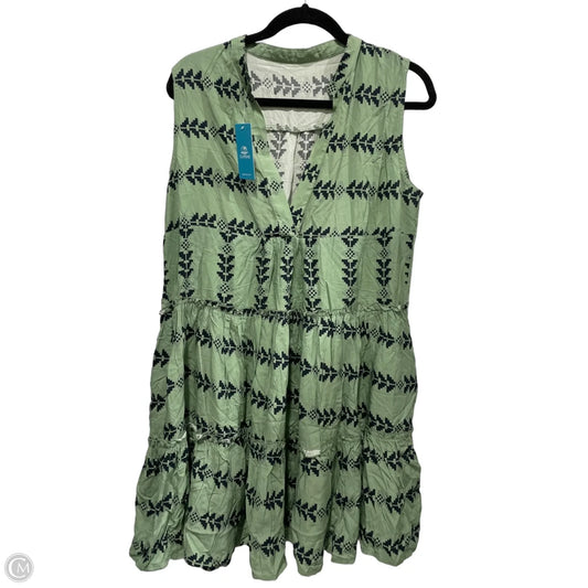 Dress Casual Short By Cupshe In Blue & Green, Size: L