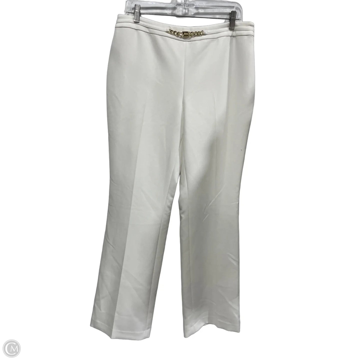Pants Designer By Karl Lagerfeld In White, Size: 10