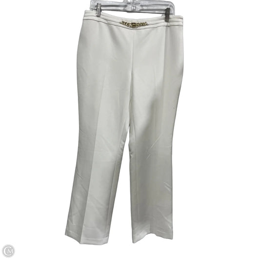 Pants Designer By Karl Lagerfeld In White, Size: 10