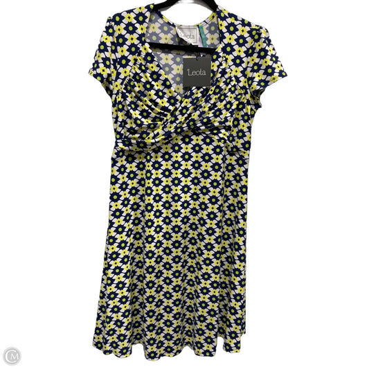 Dress Casual Midi By Leota In Multi-colored, Size: L