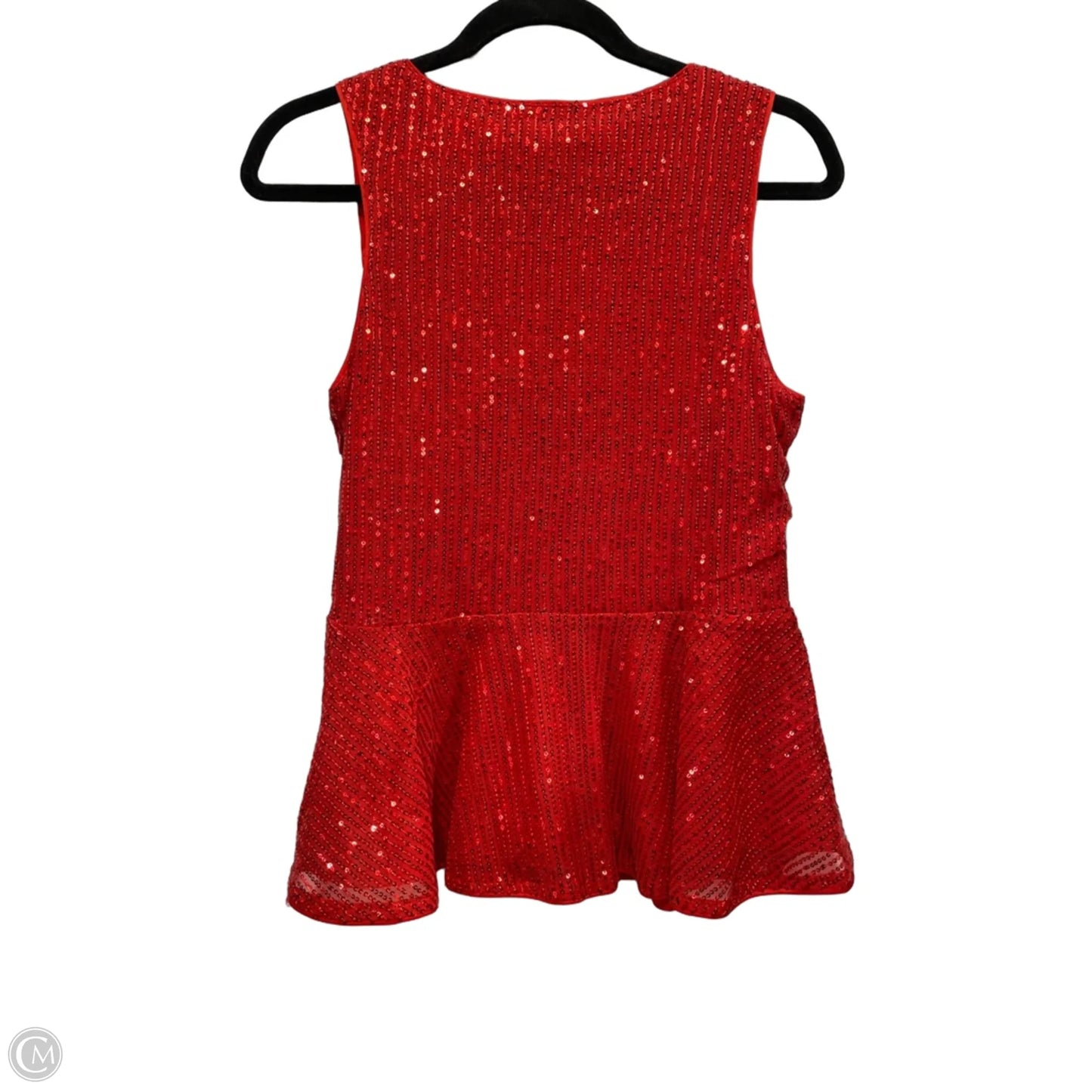 Blouse Sleeveless By Grace Karin In Red, Size: M