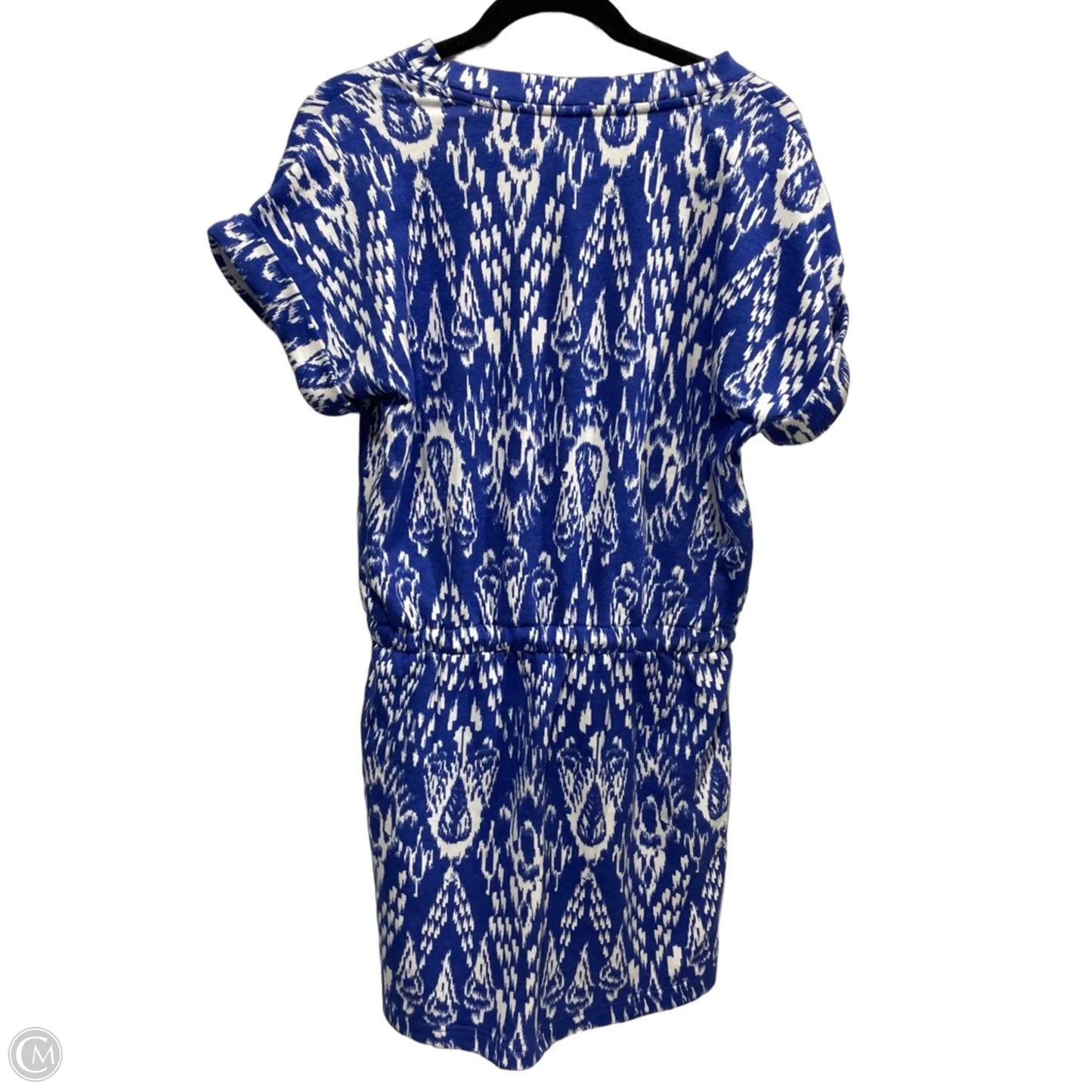 Dress Casual Midi By Lou And Grey In Blue & White, Size: M