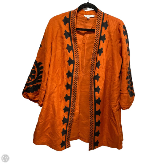 Cardigan By Chicos In Blue & Brown, Size: Xs