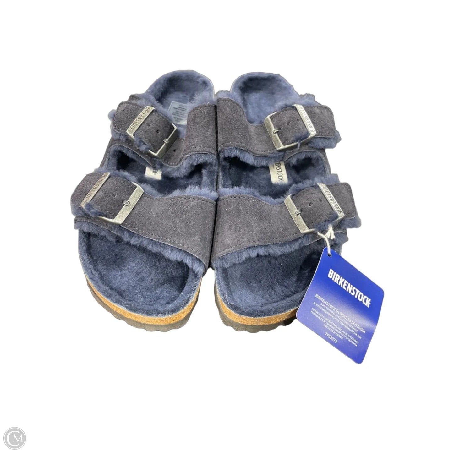 Sandals Flats By Birkenstock In Blue, Size: 10