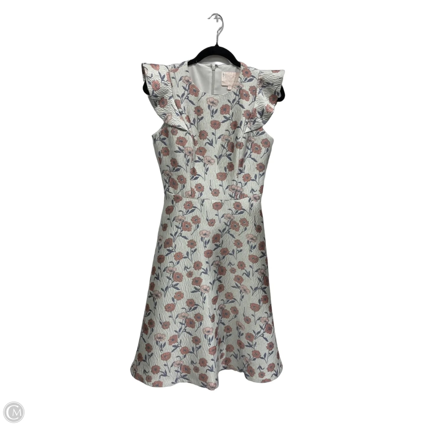 Dress Party Midi By Clothes Mentor In Floral Print, Size: Xs