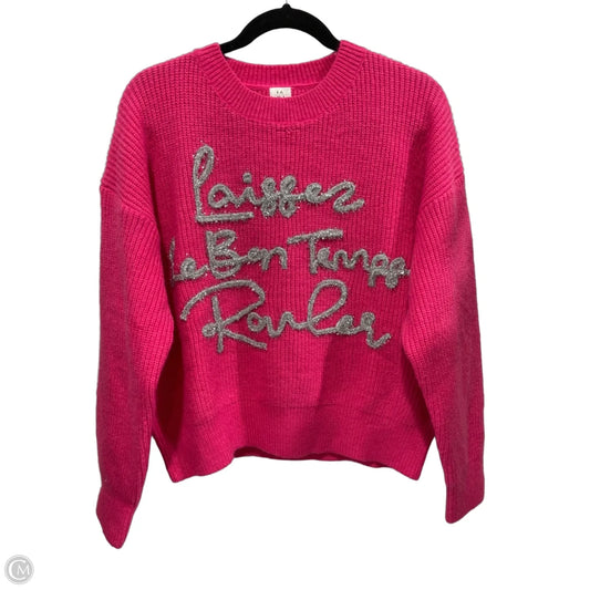 Sweater By Clothes Mentor In Pink, Size: Xs