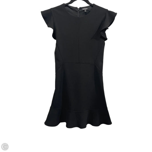 Dress Work By Express In Black, Size: Xs