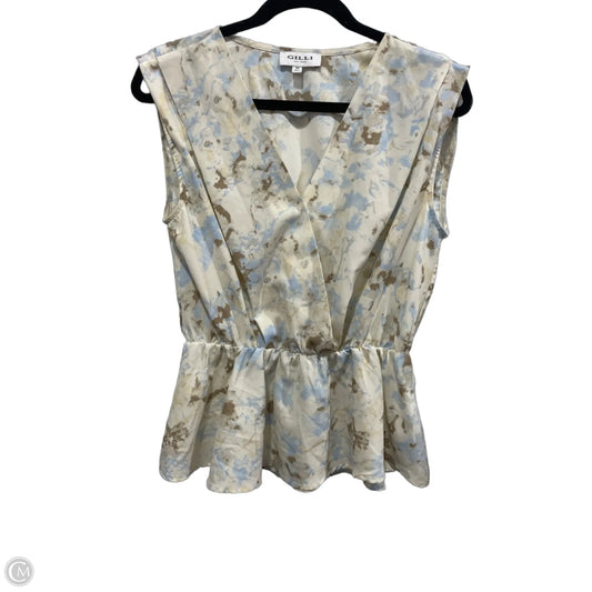 Blouse Sleeveless By Gilli In Multi-colored, Size: M