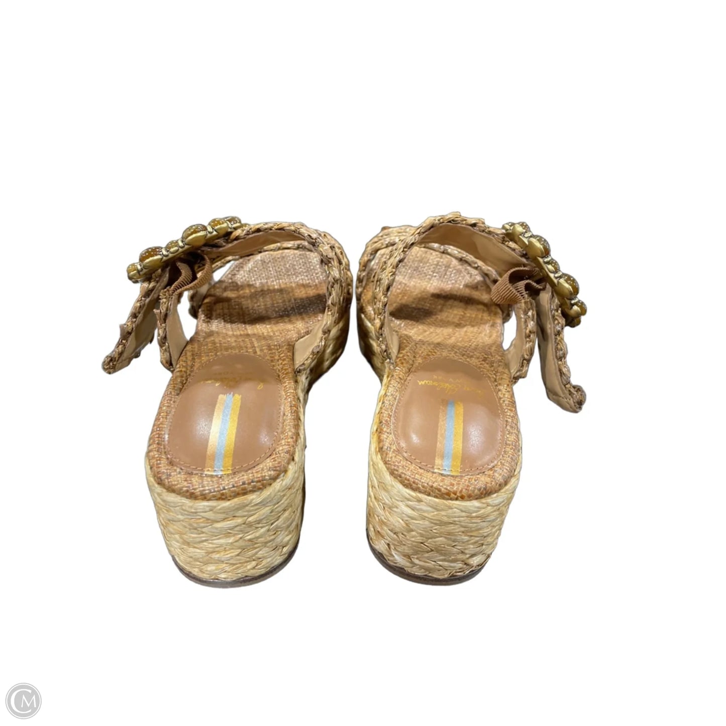 Sandals Heels Platform By Sam Edelman In Brown, Size: 6.5